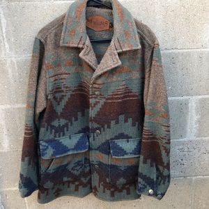 Woolrich Vintage Southwestern/Indian/Aztec Wool S